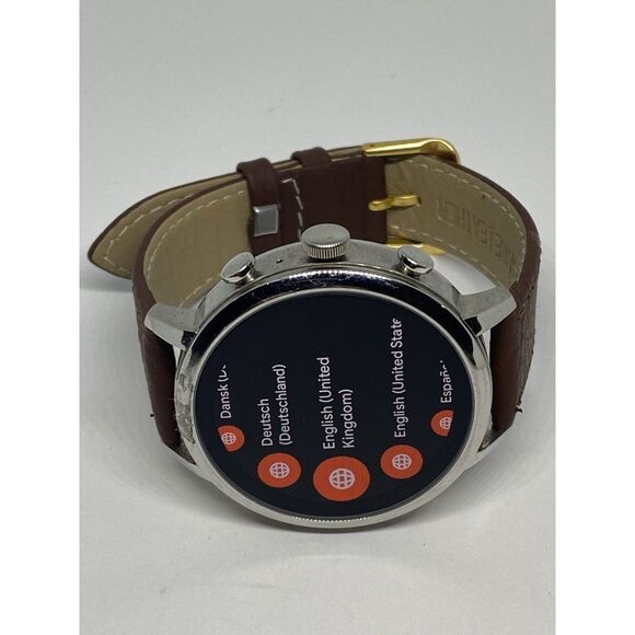 Fossil Gen 4 Authentic Digital Dial Smart Watch Custom Band FTW6017 AB529 - Picture 6 of 10